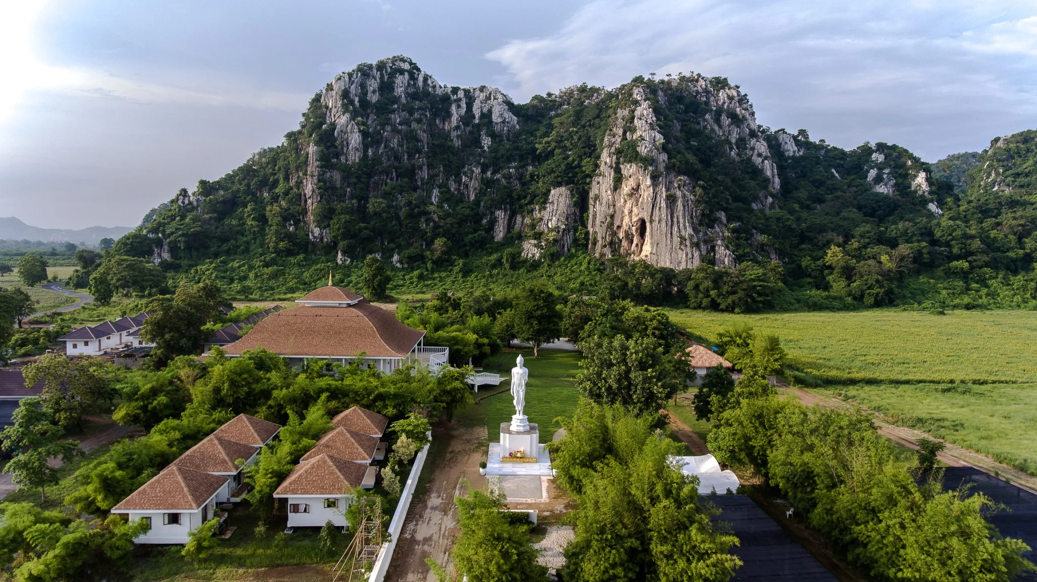 Bodhidhammayan aerial view